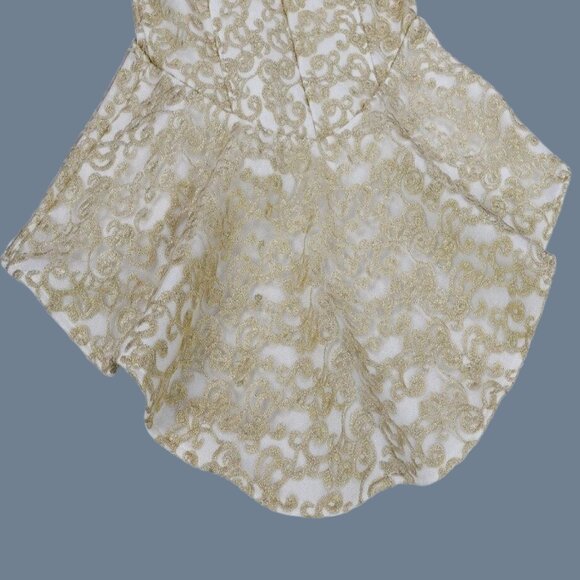 Bustier Strapless Lace Mermaid Bandage Dress | Fishtail Hem Sculpted Fit | S - Picture 7 of 8